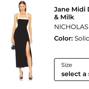 Nicholas midi dress